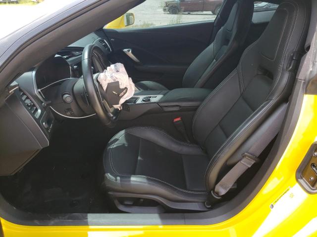1G1YB2D73G5110269 - 2016 CHEVROLET CORVETTE STINGRAY 1LT YELLOW photo 7