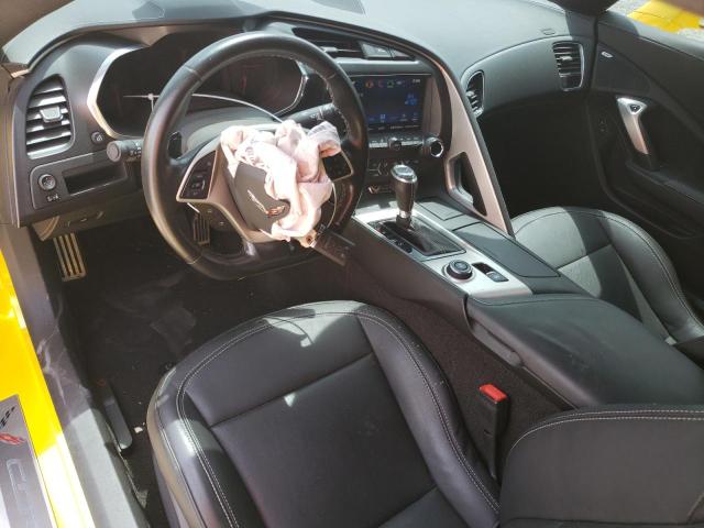 1G1YB2D73G5110269 - 2016 CHEVROLET CORVETTE STINGRAY 1LT YELLOW photo 8