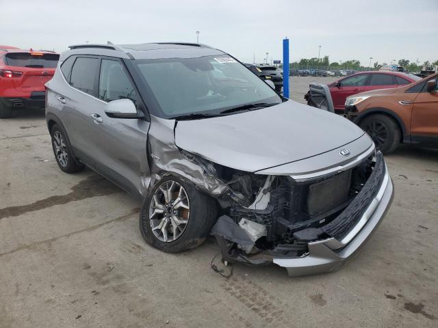 KNDERCAA3M7123826 - 2021 KIA SELTOS EX GRAY photo 4