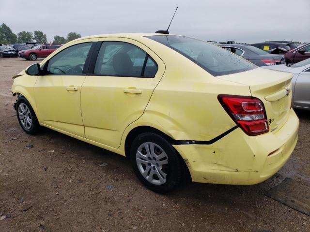 1G1JB5SH8H4173695 - 2017 CHEVROLET SONIC LS YELLOW photo 2