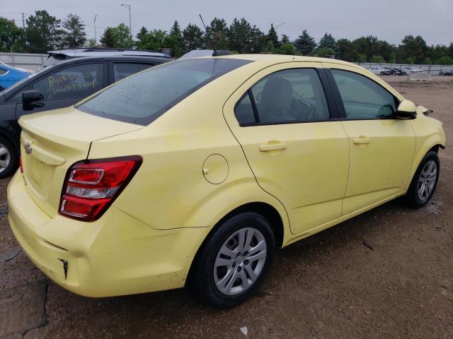 1G1JB5SH8H4173695 - 2017 CHEVROLET SONIC LS 黄色 照片 3