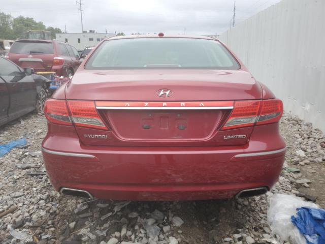 KMHFC4DF3BA526932 - 2011 HYUNDAI AZERA GLS RED photo 6