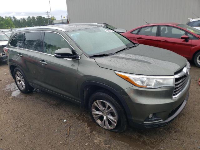 5TDKKRFH6FS040948 - 2015 TOYOTA HIGHLANDER XLE Yaşıl foto 4