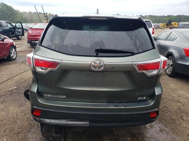 5TDKKRFH6FS040948 - 2015 TOYOTA HIGHLANDER XLE Yaşıl foto 6