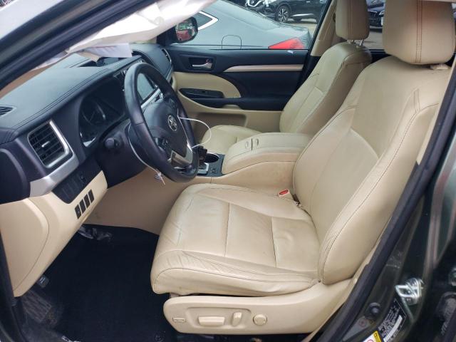 5TDKKRFH6FS040948 - 2015 TOYOTA HIGHLANDER XLE Yaşıl foto 7