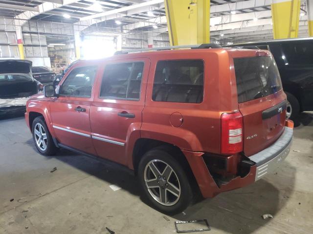 1J4FF48B49D212812 - 2009 JEEP PATRIOT LIMITED ORANGE photo 2