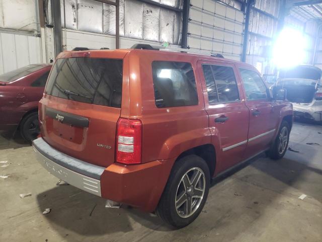 1J4FF48B49D212812 - 2009 JEEP PATRIOT LIMITED ORANGE photo 3