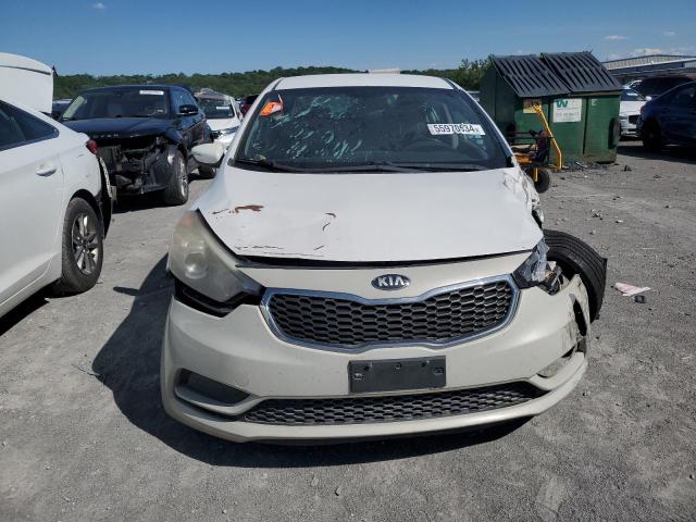 KNAFX4A85F5305598 - 2015 KIA FORTE EX WHITE photo 5