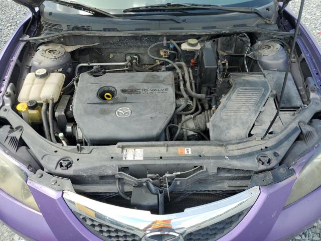 JM1BK32G481144509 - 2008 MAZDA 3 I PURPLE photo 11