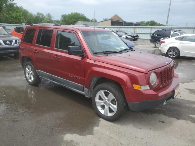 1J4NF4GB5BD115279 - 2011 JEEP PATRIOT LATITUDE RED photo 4