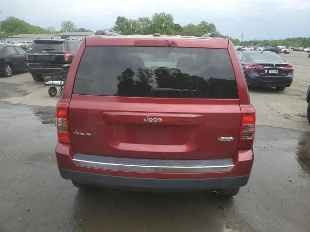 1J4NF4GB5BD115279 - 2011 JEEP PATRIOT LATITUDE RED photo 6