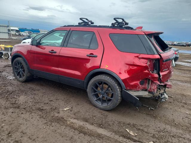 1FM5K8GT3GGC40638 - 2016 FORD EXPLORER SPORT RED photo 2