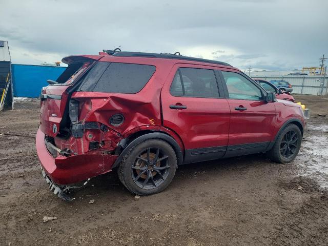 1FM5K8GT3GGC40638 - 2016 FORD EXPLORER SPORT RED photo 3