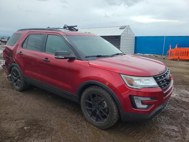1FM5K8GT3GGC40638 - 2016 FORD EXPLORER SPORT RED photo 4