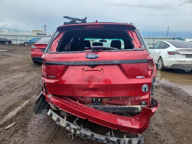 1FM5K8GT3GGC40638 - 2016 FORD EXPLORER SPORT RED photo 6