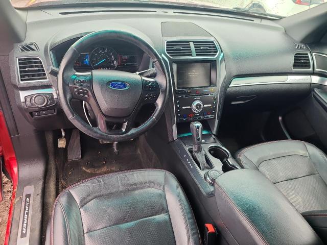 1FM5K8GT3GGC40638 - 2016 FORD EXPLORER SPORT RED photo 8