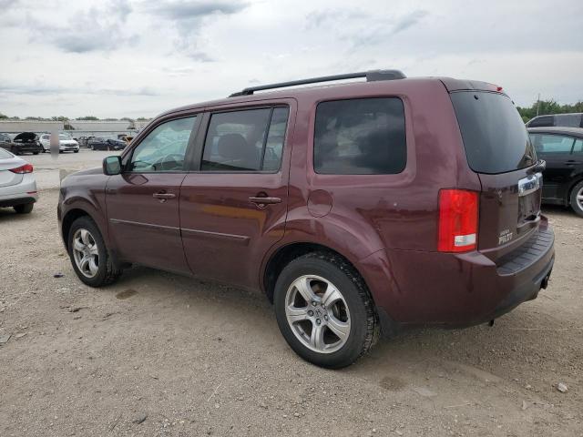 5FNYF4H58FB059588 - 2015 HONDA PILOT EXL BURGUNDY photo 2