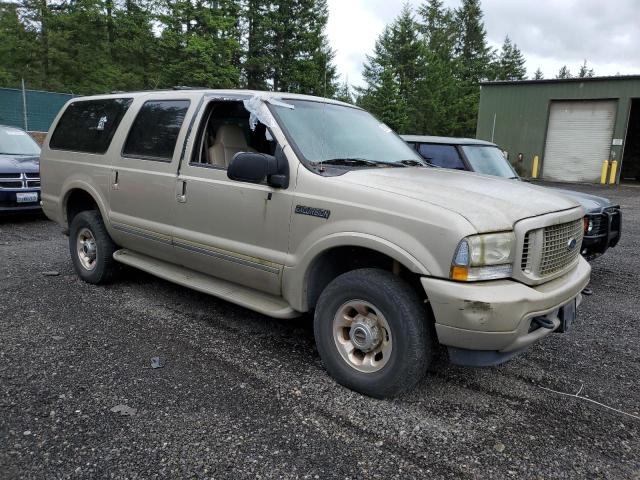 1FMNU43S84EB50358 - 2004 FORD EXCURSION LIMITED TAN photo 4