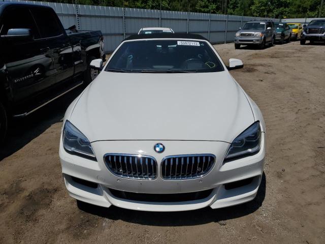 WBA6F1C50HGT83394 - 2017 BMW 640 I WHITE photo 5