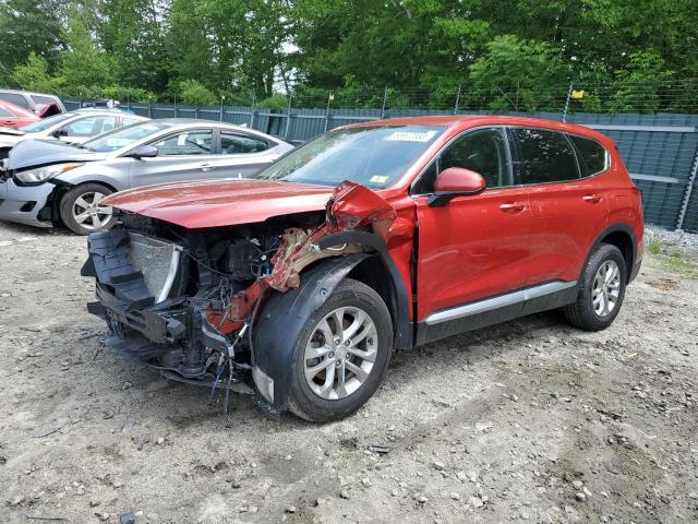 5NMS3CAD6KH093628 - 2019 HYUNDAI SANTA FE SEL RED photo 1