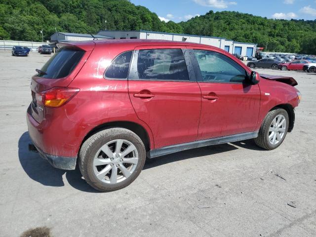 4A4AP3AU4FE054523 - 2015 MITSUBISHI OUTLANDER ES RED photo 3