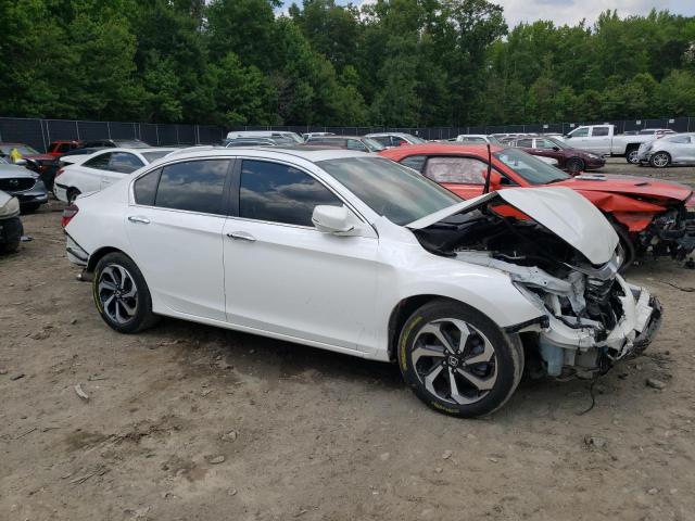 1HGCR2F89HA205626 - 2017 HONDA ACCORD EXL WHITE photo 4