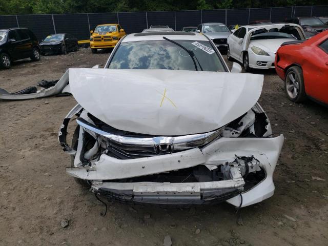 1HGCR2F89HA205626 - 2017 HONDA ACCORD EXL WHITE photo 5