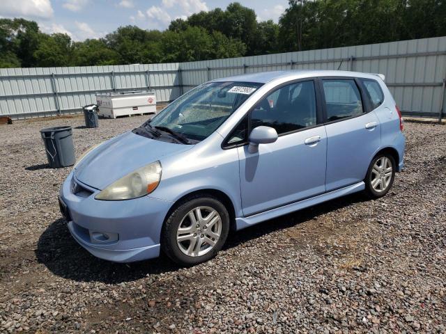 JHMGD38668S054480 - 2008 HONDA FIT SPORT BLUE photo 1