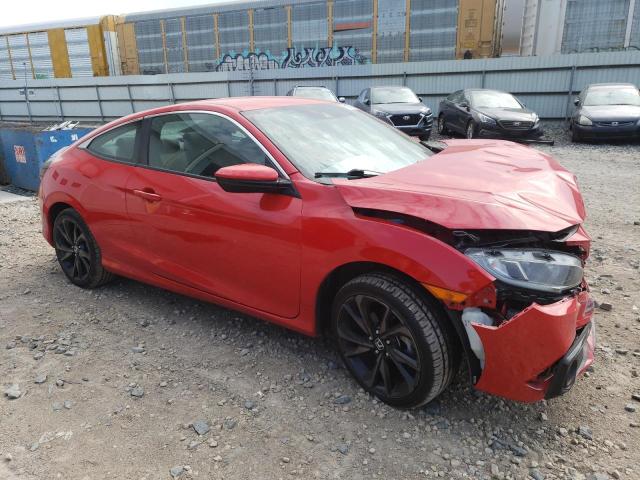2HGFC4B89KH302494 - 2019 HONDA CIVIC SPORT 红色 照片 4