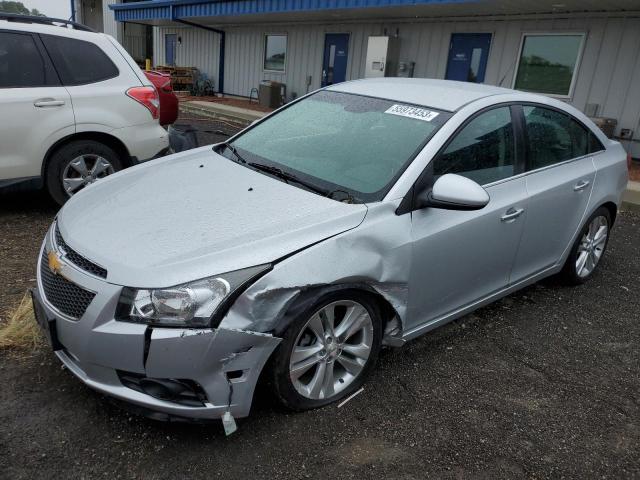 1G1PH5SC3C7119256 - 2012 CHEVROLET CRUZE LTZ SILVER photo 1