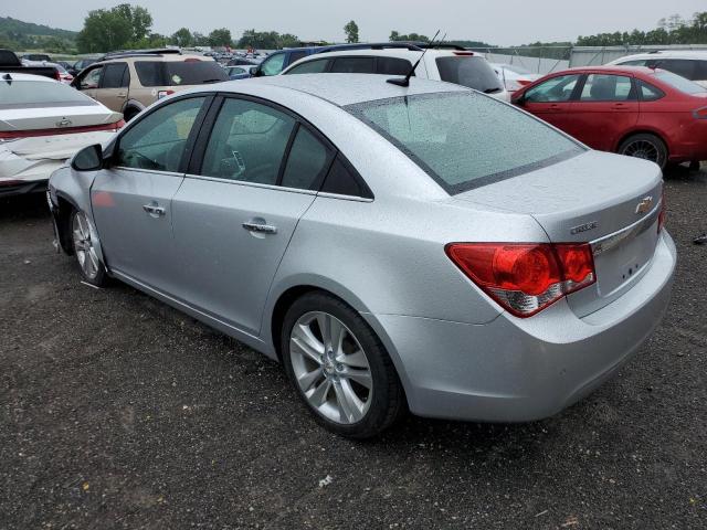 1G1PH5SC3C7119256 - 2012 CHEVROLET CRUZE LTZ SILVER photo 2