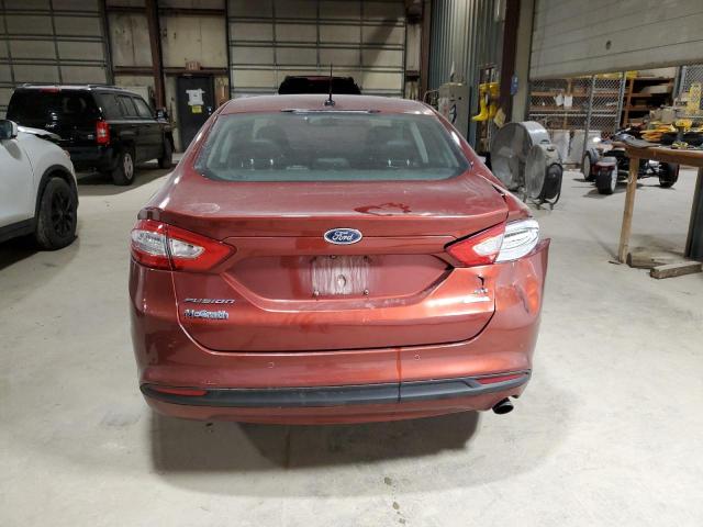 3FA6P0HD8ER240326 - 2014 FORD FUSION SE MAROON photo 6