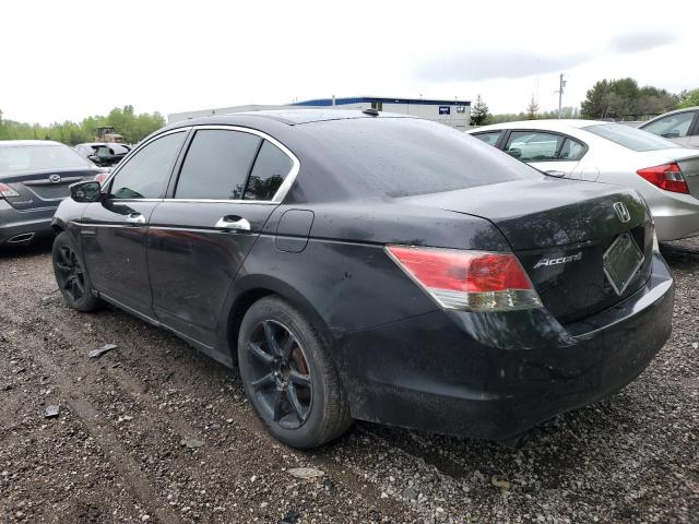 1HGCP36898A805204 - 2008 HONDA ACCORD EXL BLACK photo 2