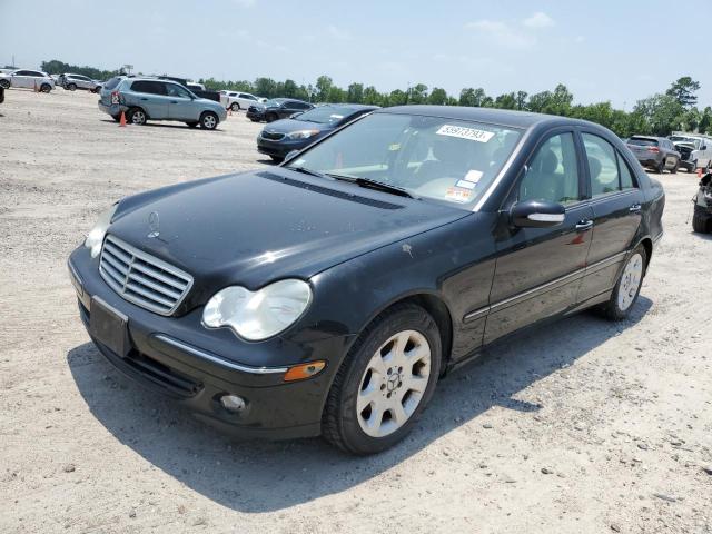 WDBRF92H86F773459 - 2006 MERCEDES-BENZ C 280 4MATIC BLACK photo 1