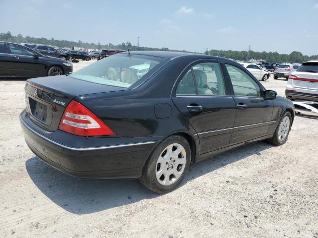 WDBRF92H86F773459 - 2006 MERCEDES-BENZ C 280 4MATIC BLACK photo 3