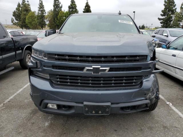 1GCPYEEK0MZ288800 - 2021 CHEVROLET SILVERADO K1500 RST BLUE photo 5