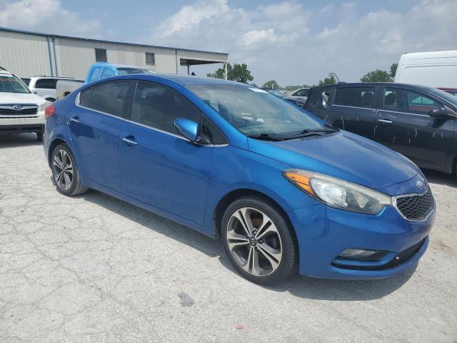 KNAFZ4A84E5019024 - 2014 KIA FORTE EX BLUE photo 4