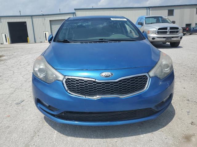 KNAFZ4A84E5019024 - 2014 KIA FORTE EX BLUE photo 5