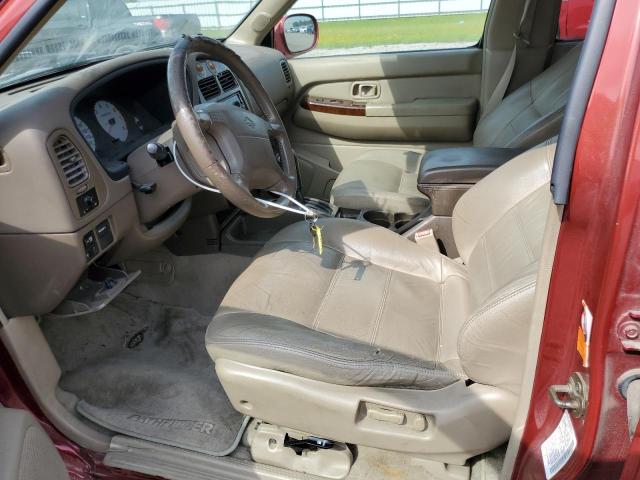 JN8AR07S2YW395085 - 2000 NISSAN PATHFINDER LE 红色 照片 5