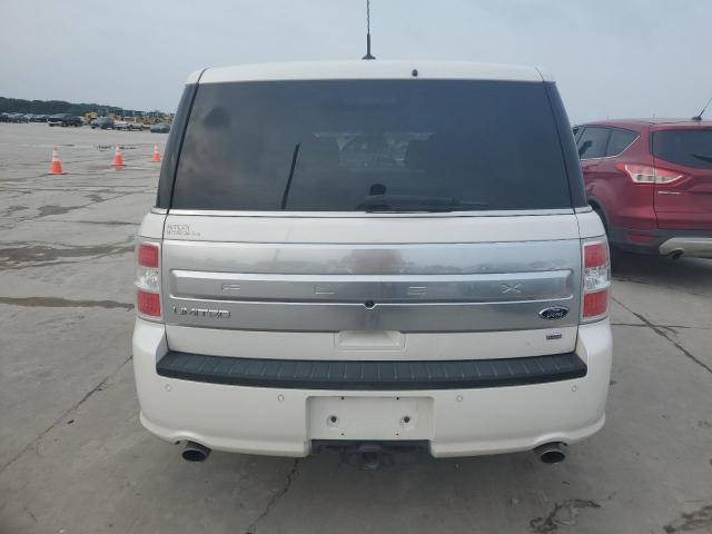 2FMHK6D89HBA09222 - 2017 FORD FLEX LIMITED WHITE photo 6