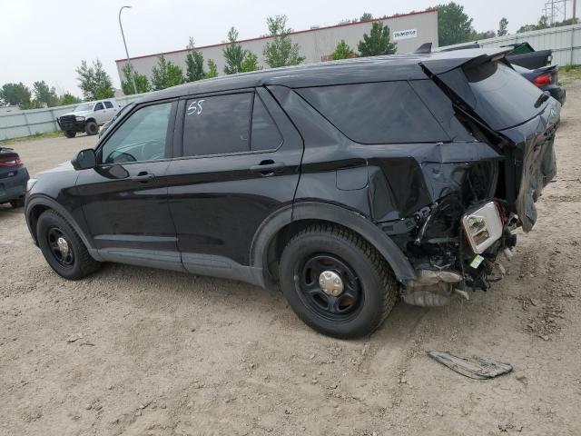 1FM5K8AC2NGA01300 - 2022 FORD EXPLORER POLICE INTERCEPTOR BLACK photo 2
