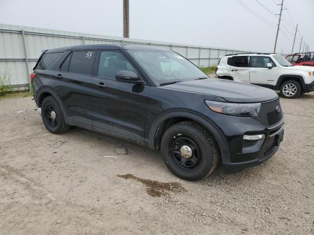 1FM5K8AC2NGA01300 - 2022 FORD EXPLORER POLICE INTERCEPTOR BLACK photo 4