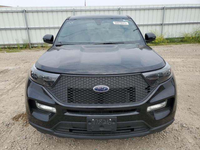 1FM5K8AC2NGA01300 - 2022 FORD EXPLORER POLICE INTERCEPTOR BLACK photo 5