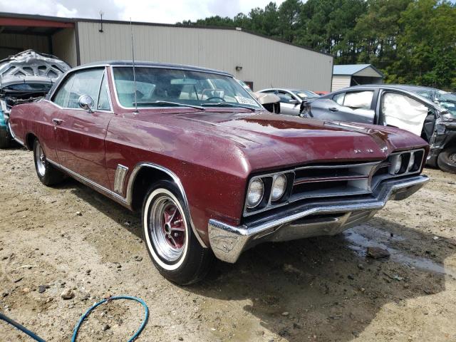 444177H222381 - 1967 BUICK SKYLARK MAROON photo 1