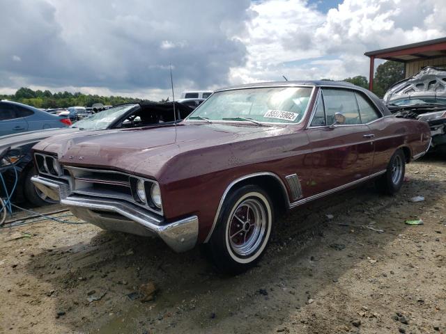 444177H222381 - 1967 BUICK SKYLARK MAROON photo 2