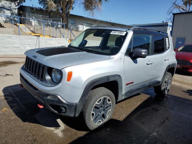 ZACCJBCT1FPC16048 - 2015 JEEP RENEGADE TRAILHAWK SILVER photo 1