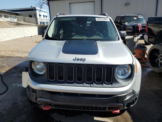 ZACCJBCT1FPC16048 - 2015 JEEP RENEGADE TRAILHAWK SILVER photo 5