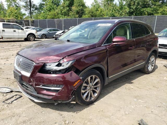 5LMCJ2D96KUL47514 - 2019 LINCOLN MKC SELECT Բորդո լուսանկար 1