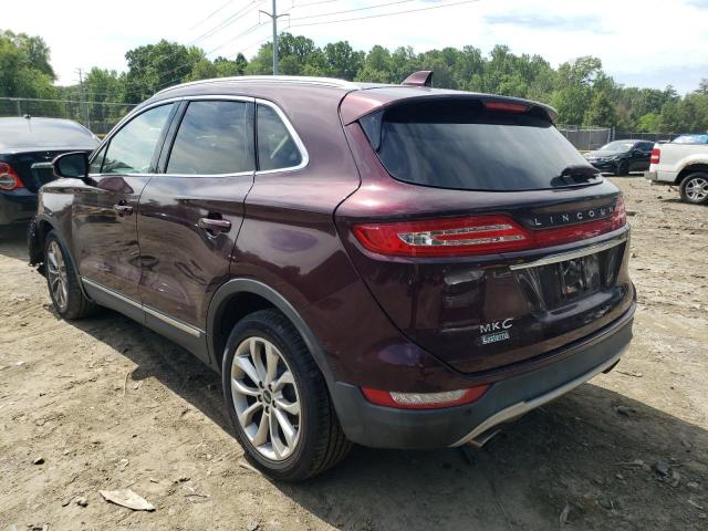 5LMCJ2D96KUL47514 - 2019 LINCOLN MKC SELECT Բորդո լուսանկար 2