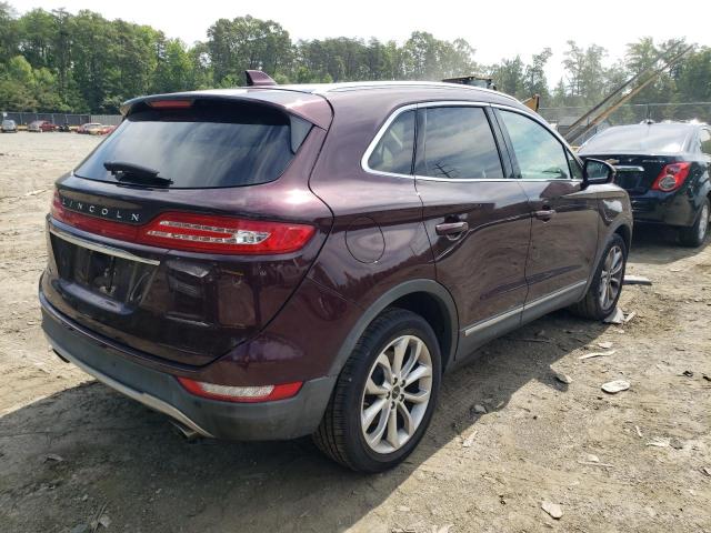 5LMCJ2D96KUL47514 - 2019 LINCOLN MKC SELECT Բորդո լուսանկար 3